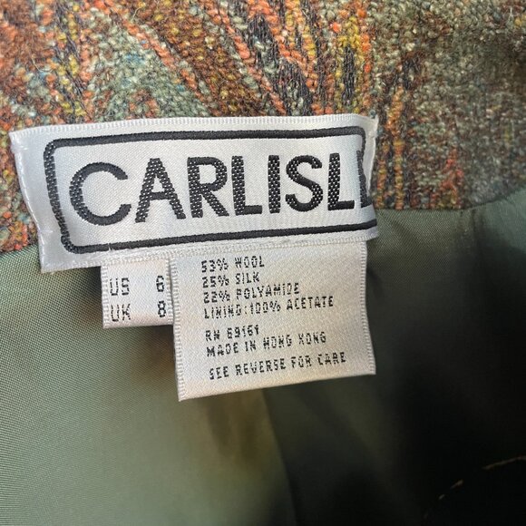 Carlisle Wool and Silk Vintage Coat - Picture 7 of 10